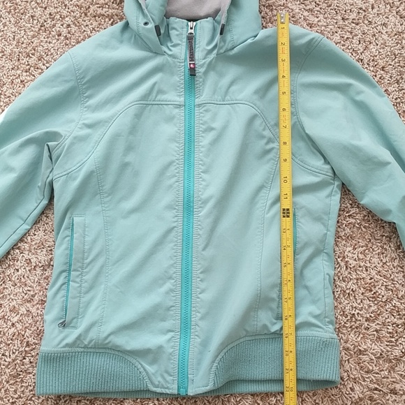 Light Teal Marmot Jacket - Sz M - Picture 3 of 4